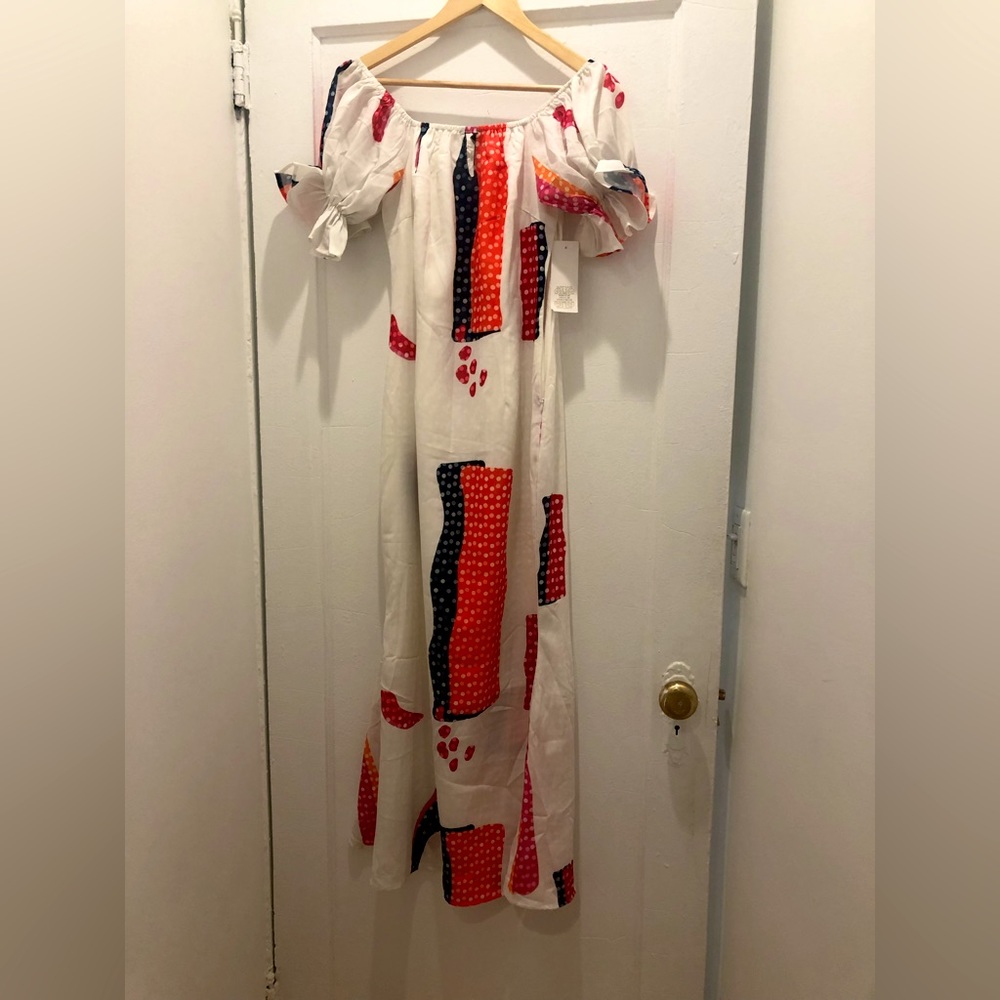 Printed midi dress